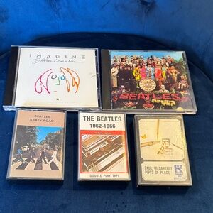 Beatles bundle CDs and Cassettes